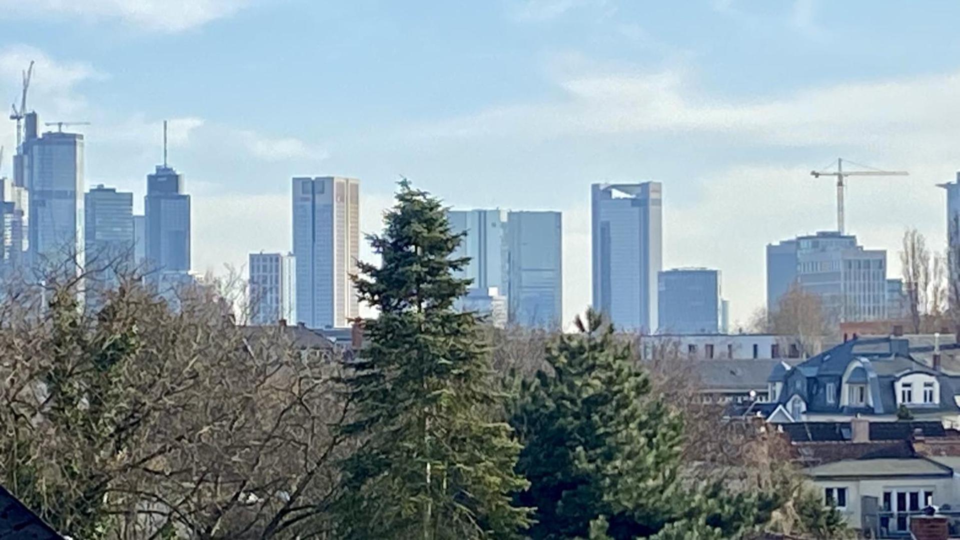 Schoenes Erwachen Im Frankfurter Penthouse Frankfurt am Main Exterior foto